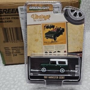 1961 Harvester Scout Limited Edition 1:64 Scale Die-cast Vintage Ad Cars
